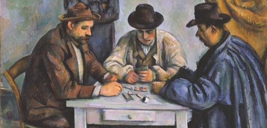 Nejdražším prodaným obrazem světa jsou Hráči karet od Paula Cézanna. Koupil jej katarský šejk za 250 milionů dolarů (4,75 miliardy korun). (Foto: profimedia.cz)