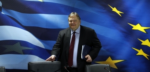 Řecký ministr financí Evangelos Venizelos.