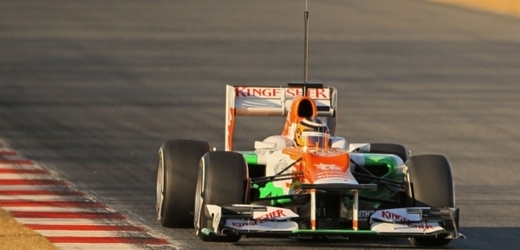 Německý pilot Nico Hülkenberg z týmu Force India byl v druhém dnu testů nejrychlejší.