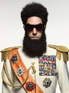 Novou rolí Cohena je fiktivní diktátor admirál generál Aladin.