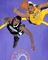 Druhá polovina zápasu basketbalové NBA mezi Los Angeles Lakers a Sacramento Kings. Hráč Andrew Bynum (vpravo) bojuje o míč s Dontem Greenem. (Foto: ČTK/AP)