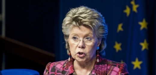 Eurokomisařka Viviane Redingová.
