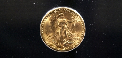 Vzácná mince Double Eagle.