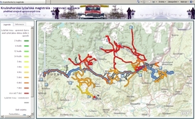 Prostřednictvím této aplikace se dají získat informace o 50 běžkařských tratích v Krušných horách.