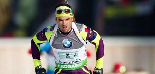 Martin Fourcade v Ruhpoldingu vybojoval třetí zlato.