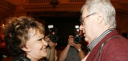 Jiřina Bohdalová a Bronislav Poloczek. 