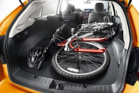 Variabilita zavazadlového prostoru umožní převážet například bicykl.