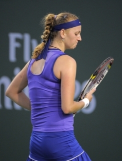 Petra Kvitová na turnaji v Indian Wells.
