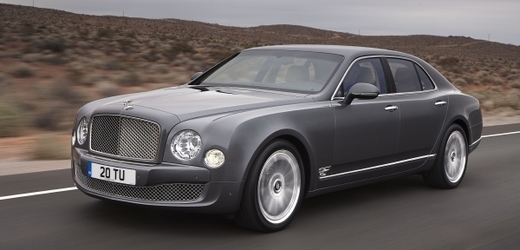 Monumentální model Bentley Mulsanne.