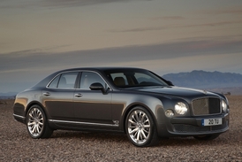 Luxusní Bentley Mulsanne.