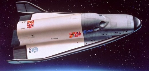 Hermes, nikdy nezrealizovaný projekt evropského raketoplánu.
