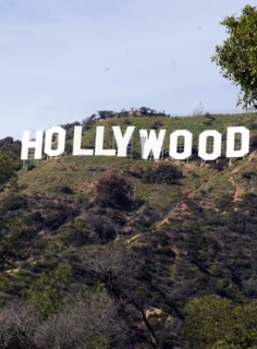 Slavný nápis v Hollywoodu.