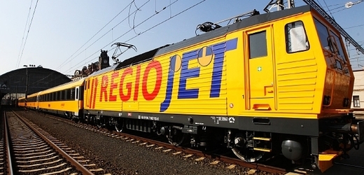 Vlaková souprava RegioJet (ilustrační foto).