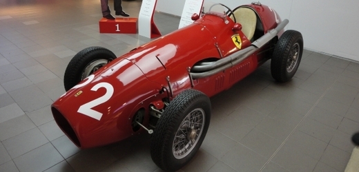 Rarita výstavy - Ferrari 500 F2.