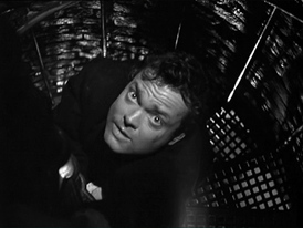 Orson Welles ve snímku Třetí muž.
