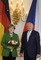 Prezident Václav Klaus přijal na Pražském hradě německou kancléřku Angelu Merkelovou. (Foto: ČTK)