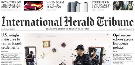 Deníku International Herald Tribune se prý daří i na internetu (ilustrační foto).