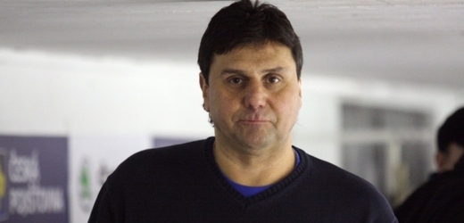 Trenér hokejové Slavie Vladimír Růžička.