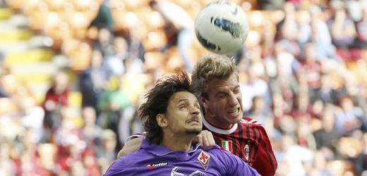 Fotbalisté AC Milán nečekaně nestačili na Fiorentinu.