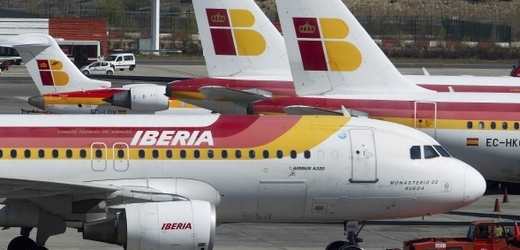 Piloti španělské letecké společnosti Iberia stávkují.