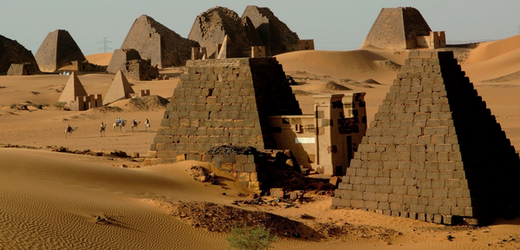 Starověké památky se nacházejí i jižně od egyptských ranic v Súdánu (ilustrační foto).