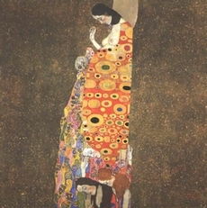 Gustav Klimt: Naděje, 1908.