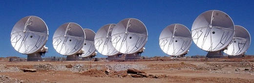 Teleskop ALMA bude po dokončení tvořit 66 antén.