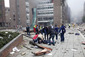 Zranění lidé bezprostředně po Breivikově útoku v centru Osla, kde terorista nechal 22. července 2011 nastražené nálože. (Foto: profimedia.cz)