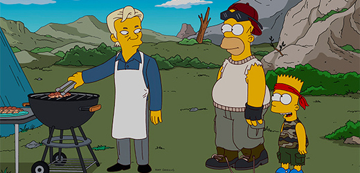 V jubilejním pětistém díle seriálu Simpsonovi se objeví kontroverzní postava Juliana Assange.
