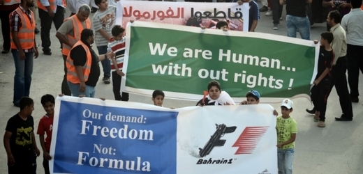 V Bahrajnu síli protesty proti konání Velké ceny formule 1.