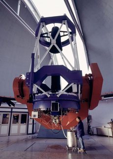 Astronomové po temné hmotě pátrali pomocí dalekohledu MPG/ESO na observatoři La Silla v Chile.