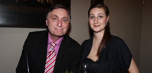 Václav Tittelbach s dcerou na předávání cen TýTý 2011.