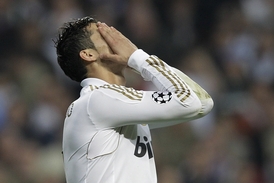 Cristiano Ronaldo po neproměněné penaltě.