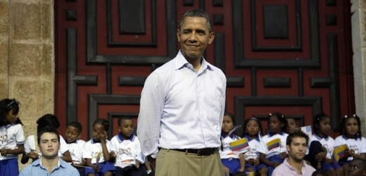 Barack Obama v kolumbijské Kartageně. Právě tam se vládní agenti provinili.