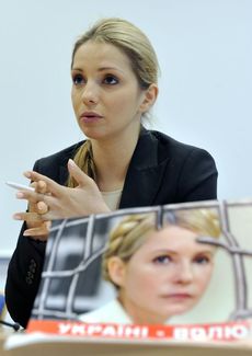 Dcera vězněné političky Jevhenija Tymošenková.