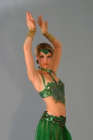 Orientální tanečnice (ilustrační foto).
