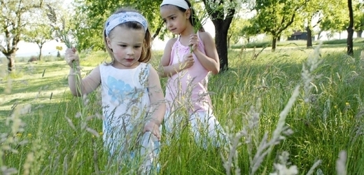 Než necháte děti o víkendu běhat v trávě, použijte repelent, radí lékaři.