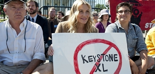 Demonstrace proti ropovodu Kystone XL (ilustrační foto).