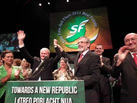 Sinn Féin zaznamenává vzrůst popularity a s podporou 21 procent voličů se stala druhou nejpopulárnější stranou v zemi.
