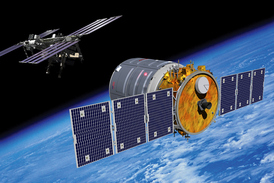 Kosmickou loď Cygnus vyvíjí společnost Orbital Sciences. Vzlétnout by měla koncem roku.
