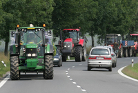Zemědělci vyjedou hlavně na silnice1. a 2. tříd.