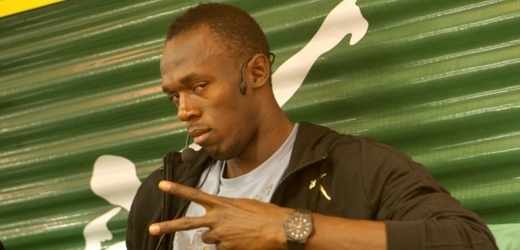 Usain Bolt přistál v Ostravě.