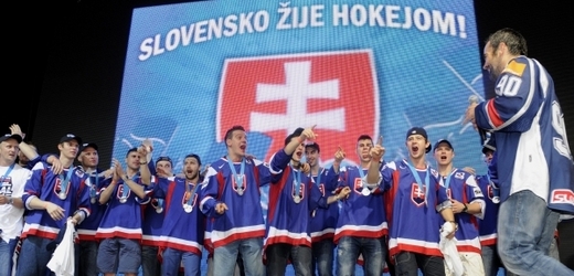 Slovenský hokejový tým.