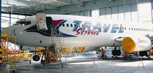 Boeing v barvách Travel Service (ilustrační foto).