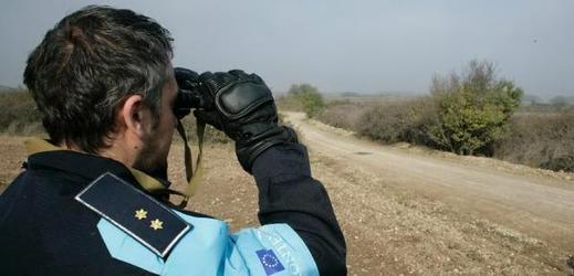FRONTEX pomáhá střežit hranici mezi Řeckem a Tureckem.