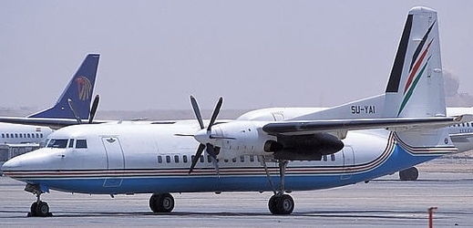 Palestinské aerolinky mají dva Fokkery 50.