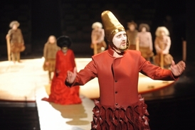 Radoslav Šopík hraje krále Agamemnóna.