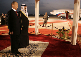 Vladimira Putina král Abdalláh prý varoval už roku 2007, že by se uchýlil k jadernému vyzbrojení.