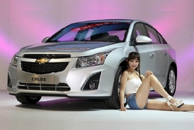 Inovovaný Chevrolet Cruze, který se představil v Busanu.