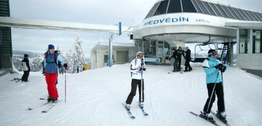 Skiareál ve Špindlerově Mlýně.
